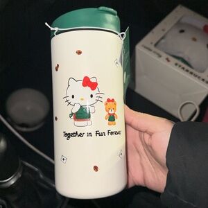 New 2025 Starbucks x Hello Kitty 12oz Stainless Steel Tumbler